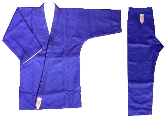 Judo Anzug, weiß/blau, WENDEANZUG, 180cm