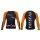 Rash Guard, schwarz/orange