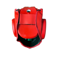 Kopfschutz, rot/schwarz, Platikgitter, CE