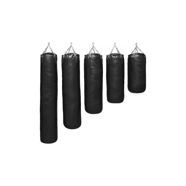 Boxsack, schwarz, Vinyl, gefüllt