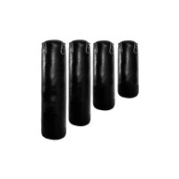 Boxsack, schwarz, Leder, gefüllt