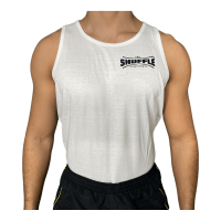 Box Shirt, weiß, 100% Polyester, Marke: SHUFFLE