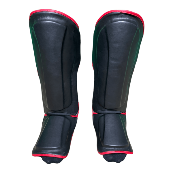 Schienbein-Spannschoner, schwarz, Nylex, mit Neopren