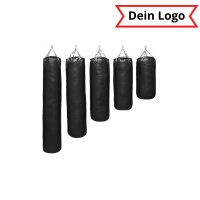 Boxsack, schwarz, Vinyl, personalisiert