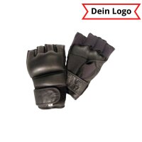 MMA Mitts, schwarz, personalisiert