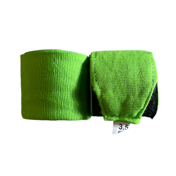 Boxbandagen, 250cm, elastisch, Neon Grün