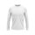 T-Shirt, Langarm, Farbe: Weiß, 190g, Rundhals,100% Baumwolle