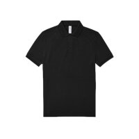 Polo Shirt, Farbe: Schwarz, 180g, Rundhals,100% Baumwolle