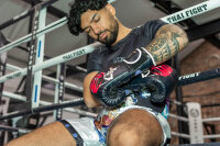 Anime Athletics Boxhandschuhe - Schwarz/Weiß, BAJURANGU GUN, ELITE VERSION