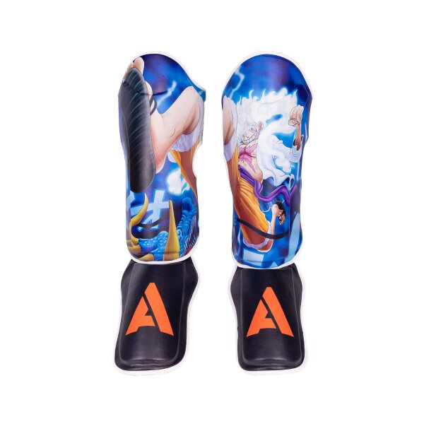 Anime Athletics Schienbeinschoner - Schwarz/Weiß, GIGANTO