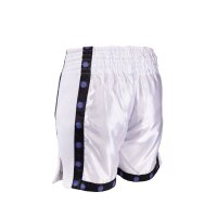 Anime Athletics Muay Thai Short - Weiß/Schwarz, HEARTBEAT