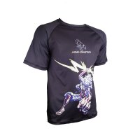 Anime Athletics Rashguard - Schwarz/Weiß, KAMINARI