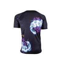 Anime Athletics Rashguard - Schwarz/Weiß, KAMINARI