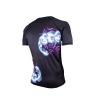 Anime Athletics Rashguard - Schwarz/Weiß, KAMINARI