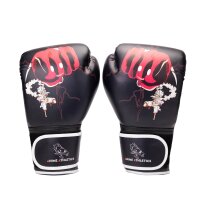 Anime Athletics Boxhandschuhe - Schwarz/Weiß, BAJURANGU GUN, COMFORT VERSION