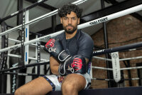 Anime Athletics Boxhandschuhe - Schwarz/Weiß, BAJURANGU GUN, COMFORT VERSION