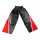 Kickboxhose, 100% Satin, schwarz/rot, MODELL: FIRE PUNCH
