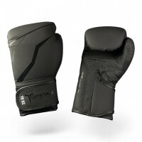 Boxhandschuhe, schwarz, Premium Kunstleder, Größe 10oz, MODELL: BLACK MAMBA