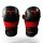 MMA Handschuhe, schwarz/rot, Premium Leder, MODELL: RED GHOST
