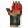 MMA Handschuhe, schwarz/rot, Premium Leder, MODELL: RED GHOST