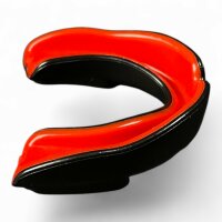 Premium Zahnschutz, Somo Gel Material, schwarz/rot,...