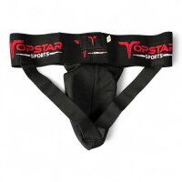 Premium Tiefschutz, für Herren, schwarz/rot, MODELL:...