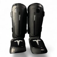 Premium Schienbein-Spannschoner, schwarz, MODELL: NIGHTFALL