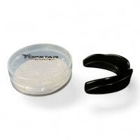 Zahnschutz, einfach, schwarz, m. Box