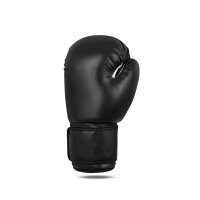 Boxhandschuhe, schwarz/weiß, Leder, TOP-Modell