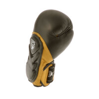 Boxhandschuhe, schwarz/gold, BAT-Style Modell