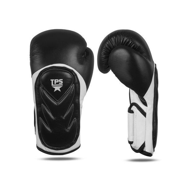 Boxhandschuhe, schwarz/weiß, BAT-Style Modell