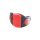 BellyPad, rot/schwarz, Leder, TOPSTAR