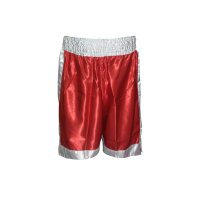 Box Shorts, rot/weiß