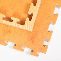 Trainings-Wendematte, Holz/Sand Optik, 25mm Dicke, 1 x 1m