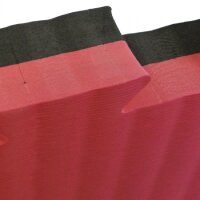 Trainings-Wendematte, rot/schwarz, 25mm Dicke 1 x 1m