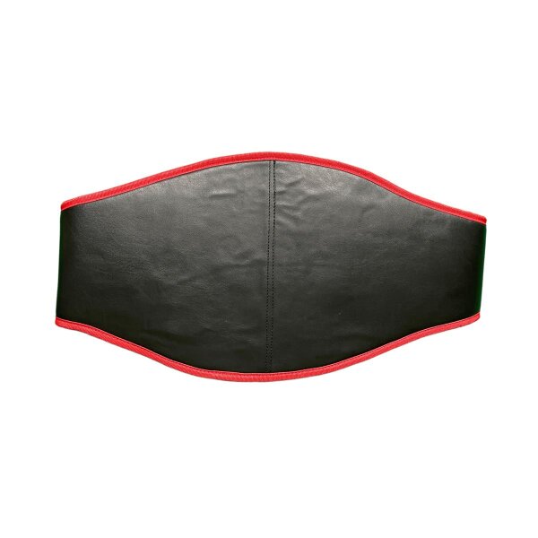 Champion Gürtel, schwarz/rot, Kunstleder, ohne Logo