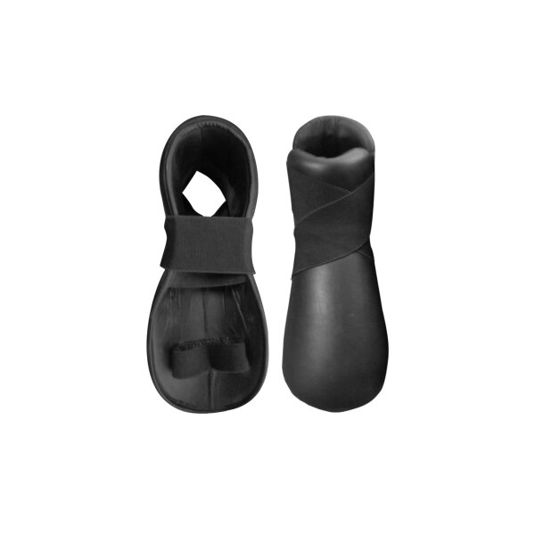 Kickbox Fuﬂschoner, schwarz, PU, ADVANCED