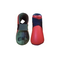 Kickbox Fuﬂschoner, rot, PU, ADVANCED