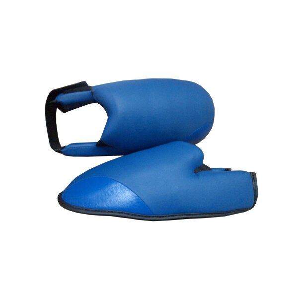 Karate Fuﬂschoner, blau, PU, SIMPLE