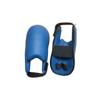 Karate Fuﬂschoner, blau, PU, SIMPLE