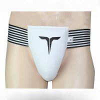 Tiefschutz f. Herren, weiß, PU, UNIVERSAL