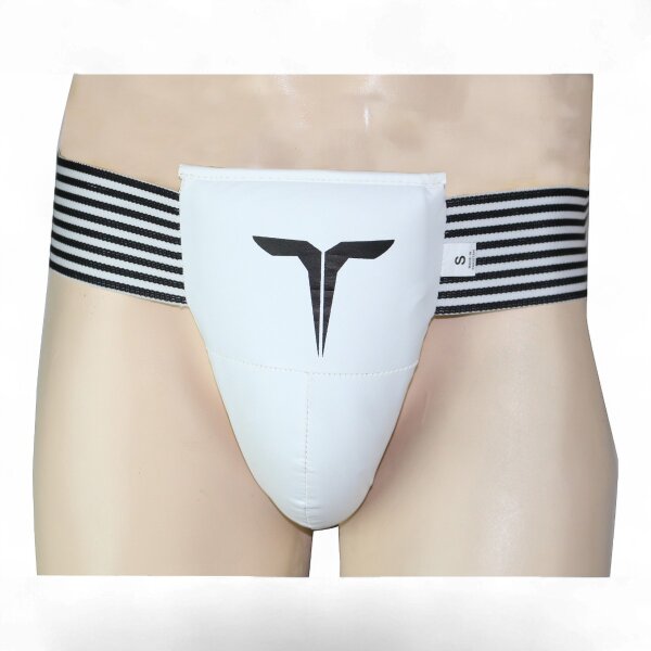 Tiefschutz f. Herren, weiß, PU, UNIVERSAL