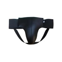 Tief-Leistenschutz f. Herren, schwarz, PU