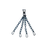 Haken, mit 4 Ketten, massive Stahlvariante