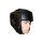 Kopfschutz, schwarz, Kunstleder
