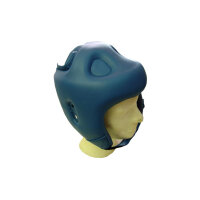 Kopfschutz, blau, Kunstleder, Gussform