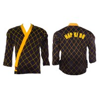 Hapkido Jacke, schwarz/gelb