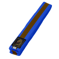Budo Gürtel, blau/braun/blau