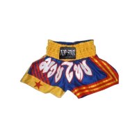 Thai-Box Shorts, yellow/blue/red.