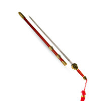 TAI-CHI Schwert, Edelstahl, Klinge graviert, mit Scheide